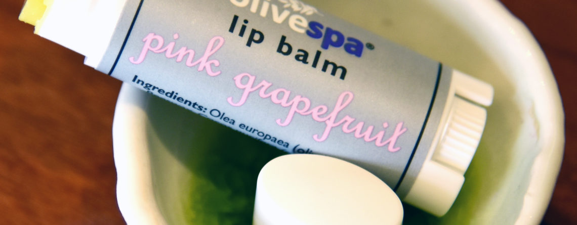 Natural olive oil lip balm Pink Grapefruit